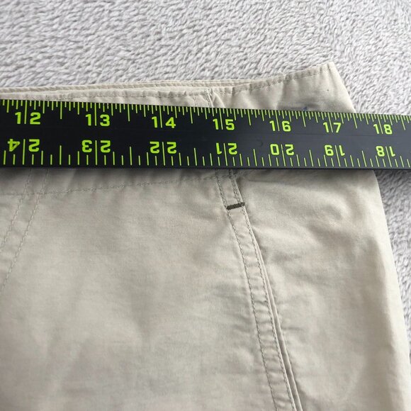 Columbia Womens Capri Pants Medium Outdoors Straight Leg Casual Cropped Tan - Picture 4 of 14